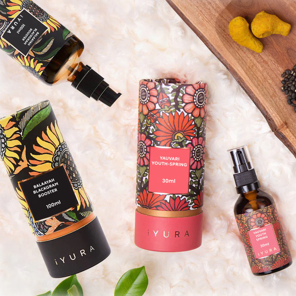 Black Gram Face & Body Duo - Best Moisturisers for Dry , Ageing and Mature Skin - Natural Skincare for Glowing Skin