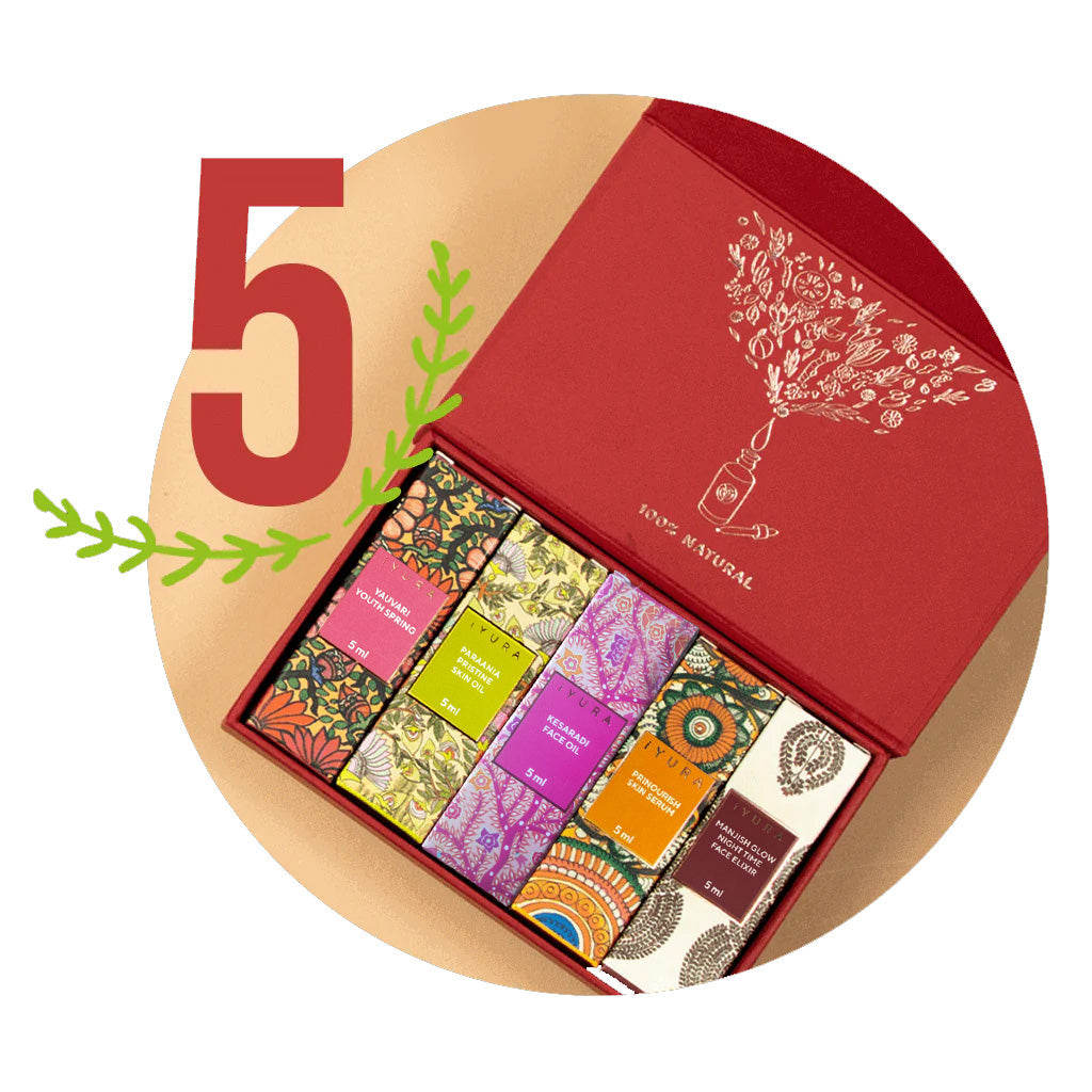 The Real Face of Beauty – 5 Ayurvedic Face Oil Minis
