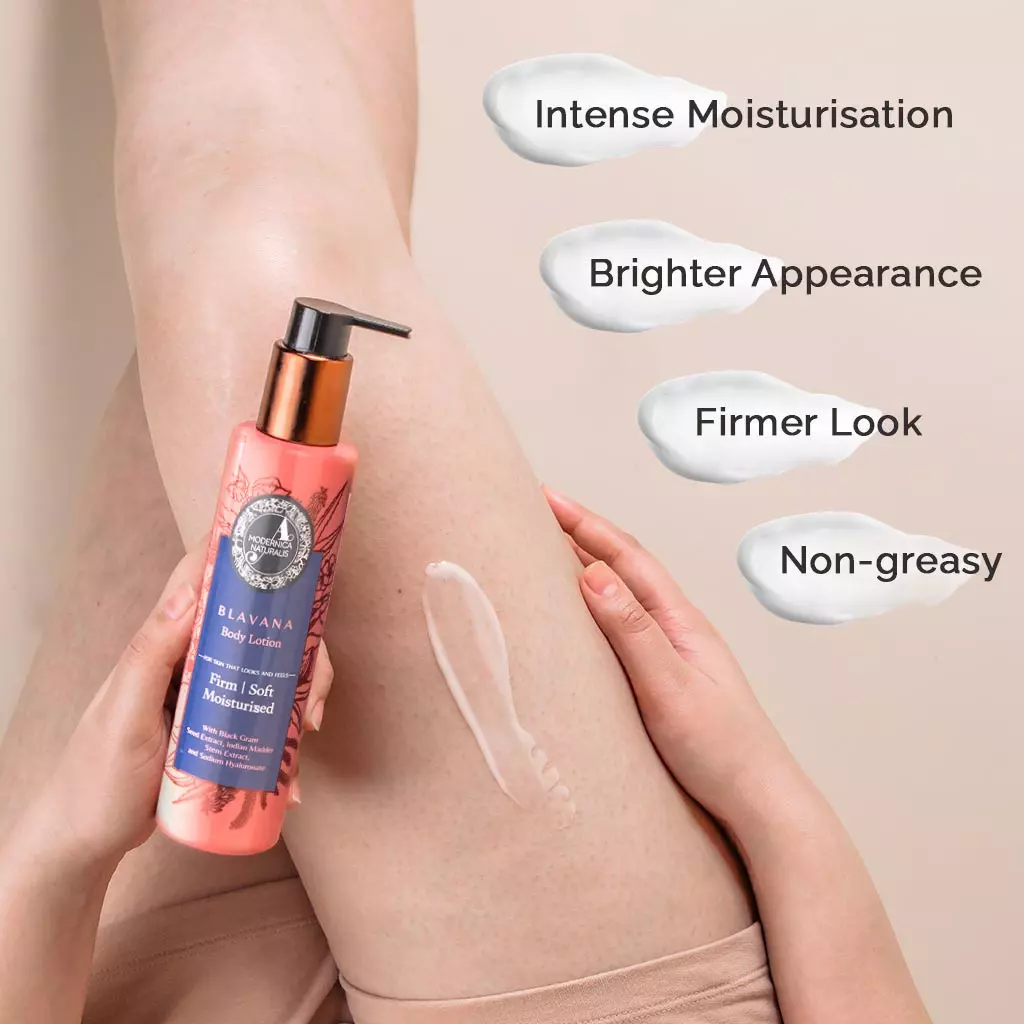 Blavana Body Lotion - Moisturises, Softens, Firms Dry, Ageing, Crepey Skin - Revolutionary Formula with Black Gram - Best Body Lotion for Mature Body Skin - With Clinically Proven Ingredients 📦