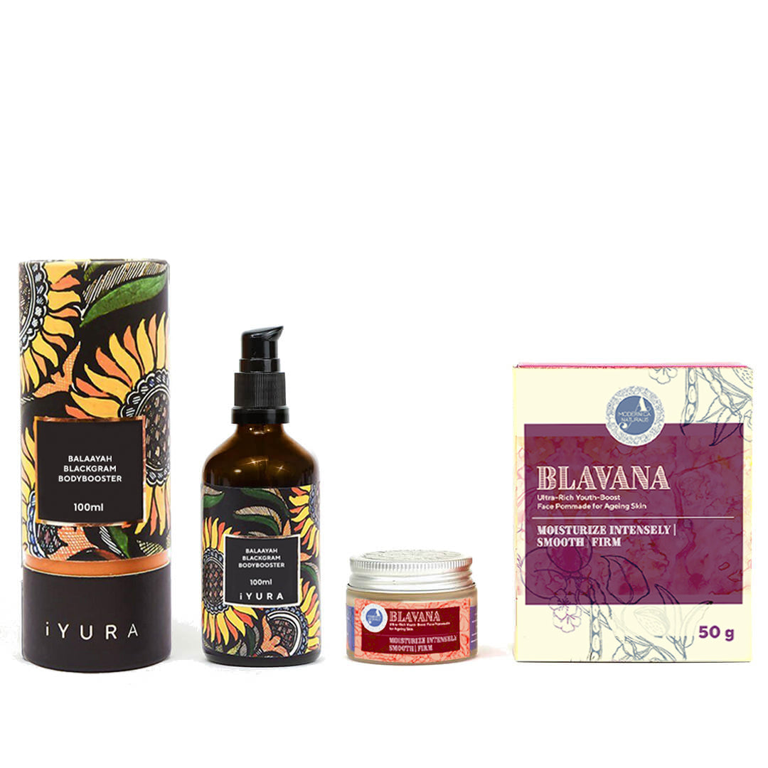 Black Gram Face Firming Cream and Moisturising Body Oil Set