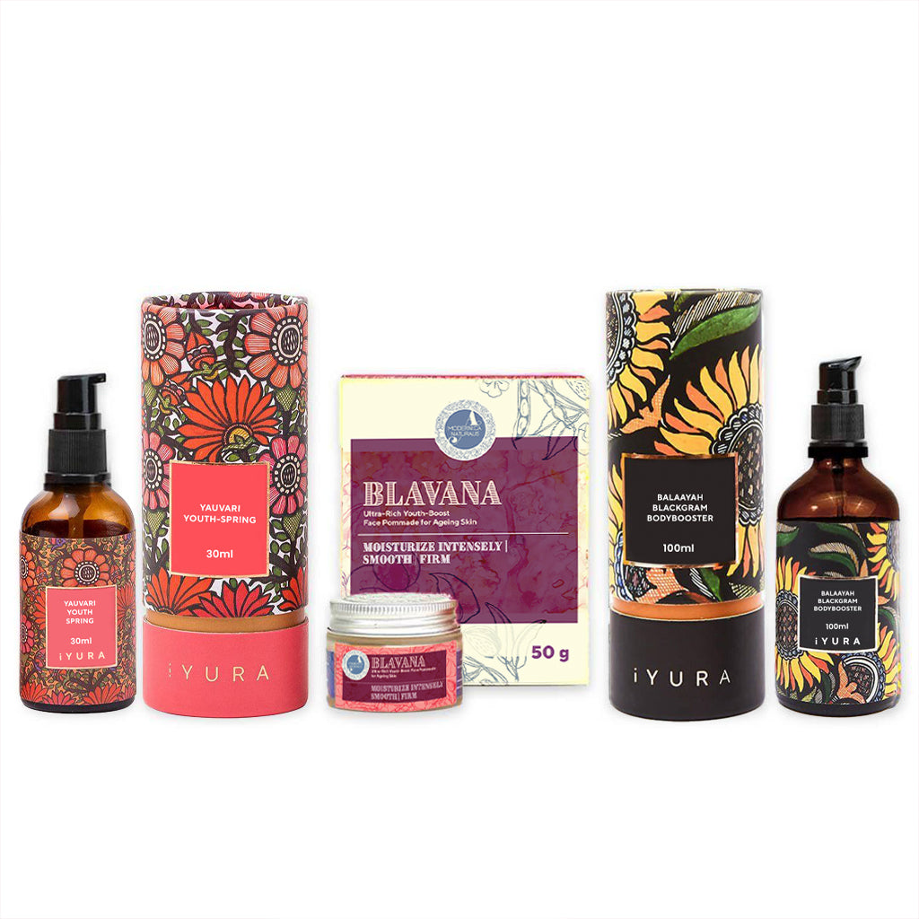 The Ayurveda Experience Black Gram Edit - Face and Body Trio with the Power of Black Gram
