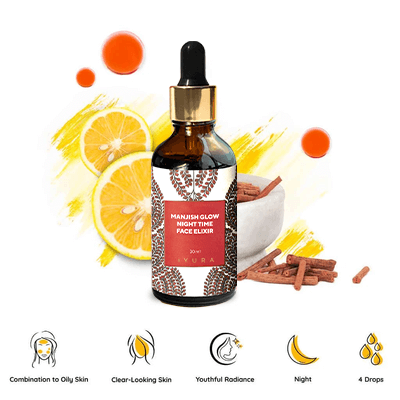 Manjish Glow Night Time Face Elixir - Pack of 5