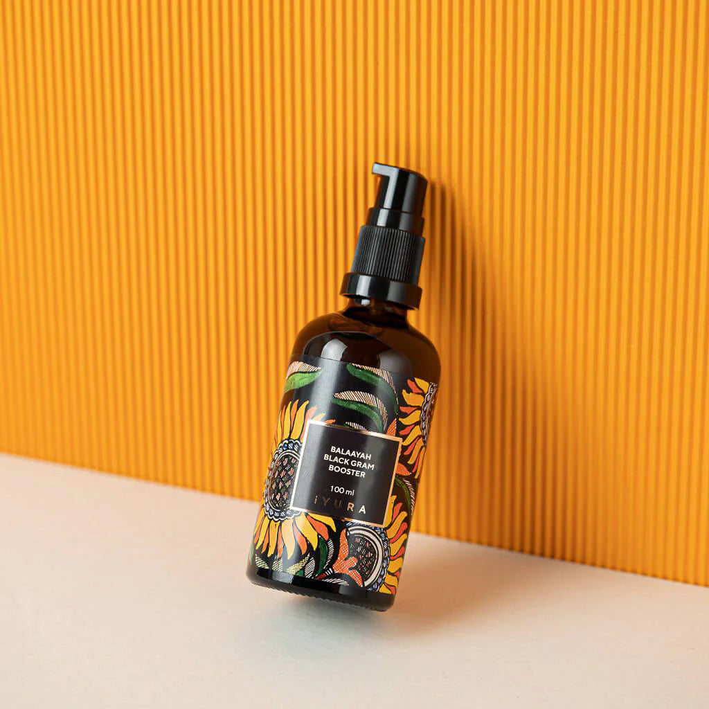 'Black Gold' Body Oil - Made with Black Gram, Velvet Bean and Himalayan Rock Salt - Best Body Moisturizer for Saggy, Droopy, Dry, Mature, Ageing Skin